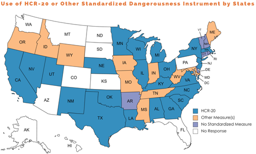 Use of HCR or Other Standardized Dangerousness Instrument by States